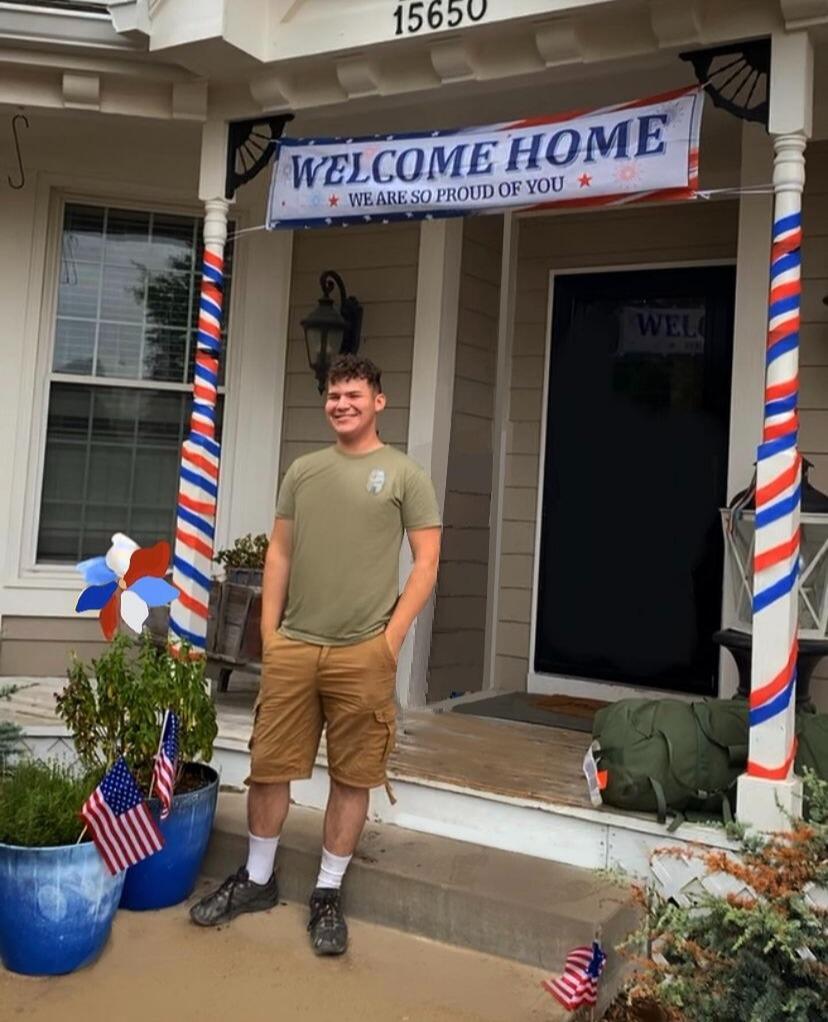 Christian returned after a year in Iraq and wedding planning begun!