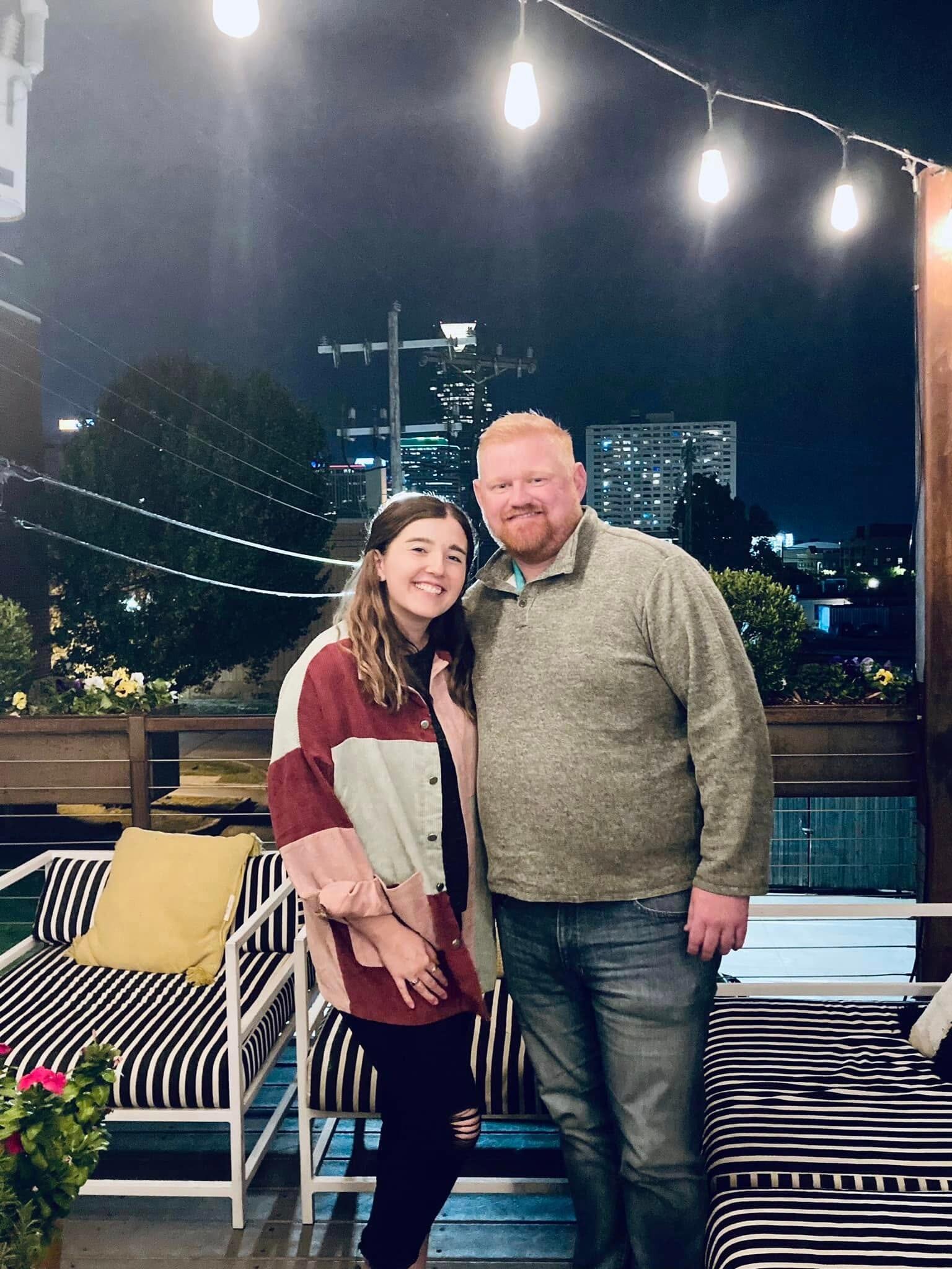 Hall's Pizza Kitchen triple date with Brent, Tina, Trevor, and Cici. 