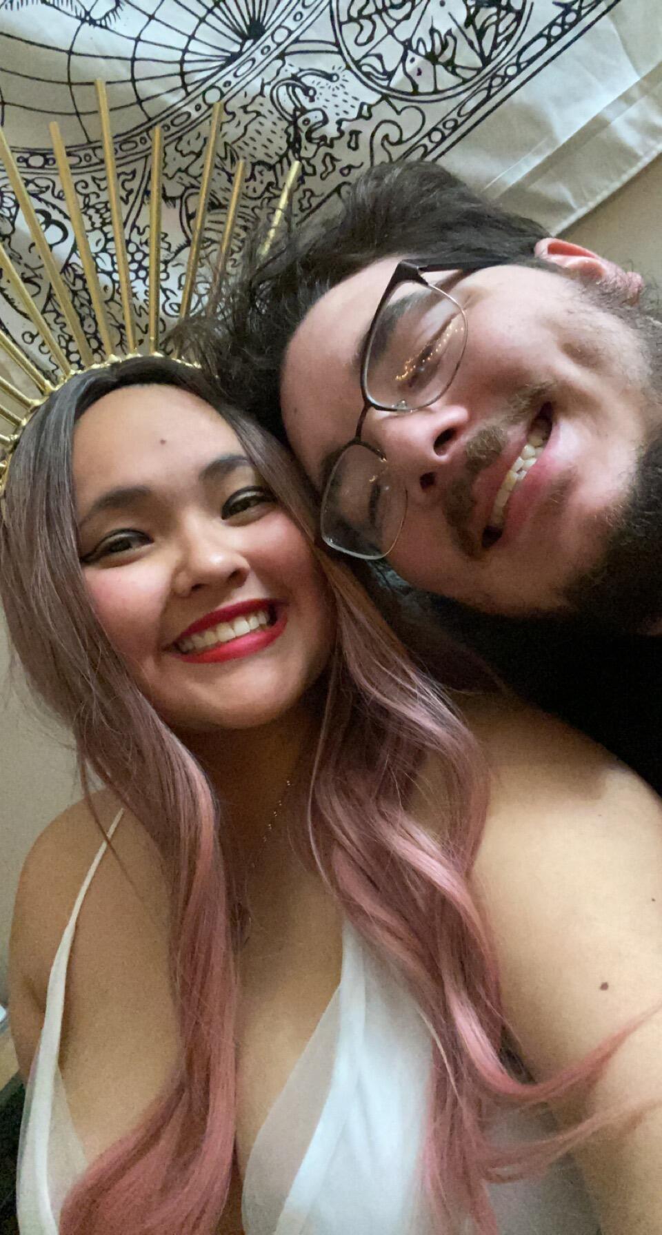 Our second Halloween together as Persephone and Hades. 