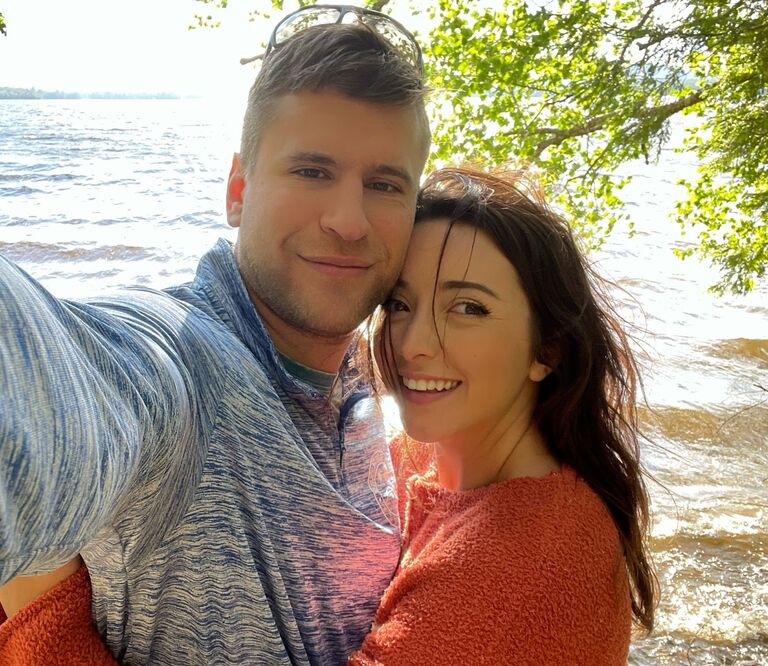 Sam and Stephen's first ever experience camping together, also Sam's first time to ADKs!