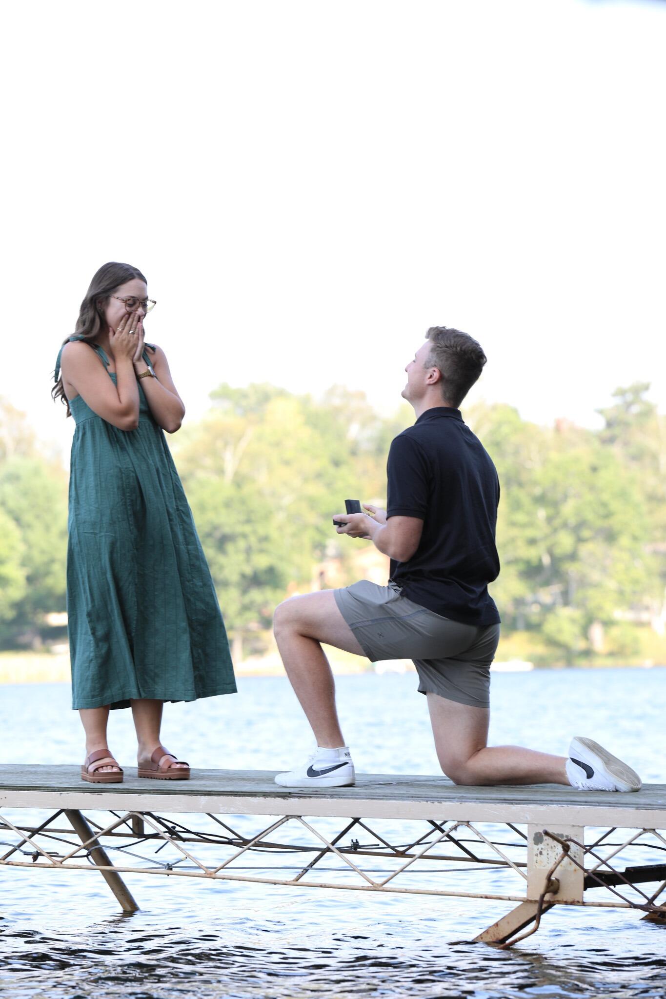 Brooklyn and James get engaged in Fifty Lakes, MN🤍