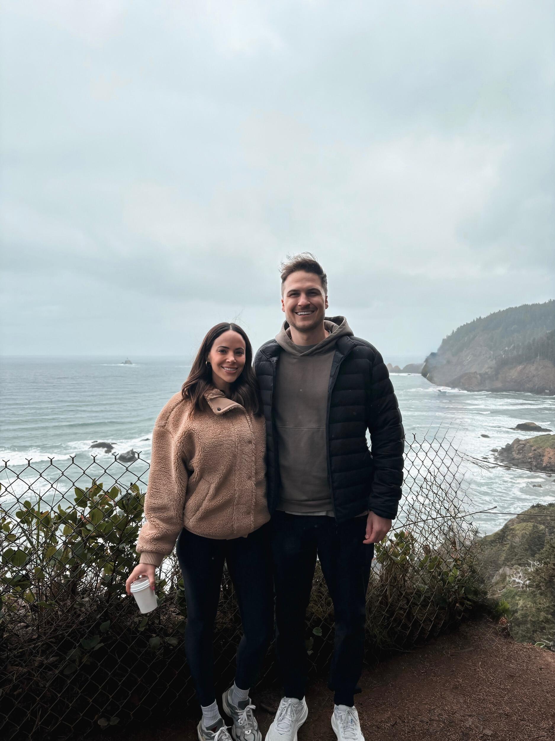 Our last trip together to Oregon as boyfriend and girlfriend (little did she know)