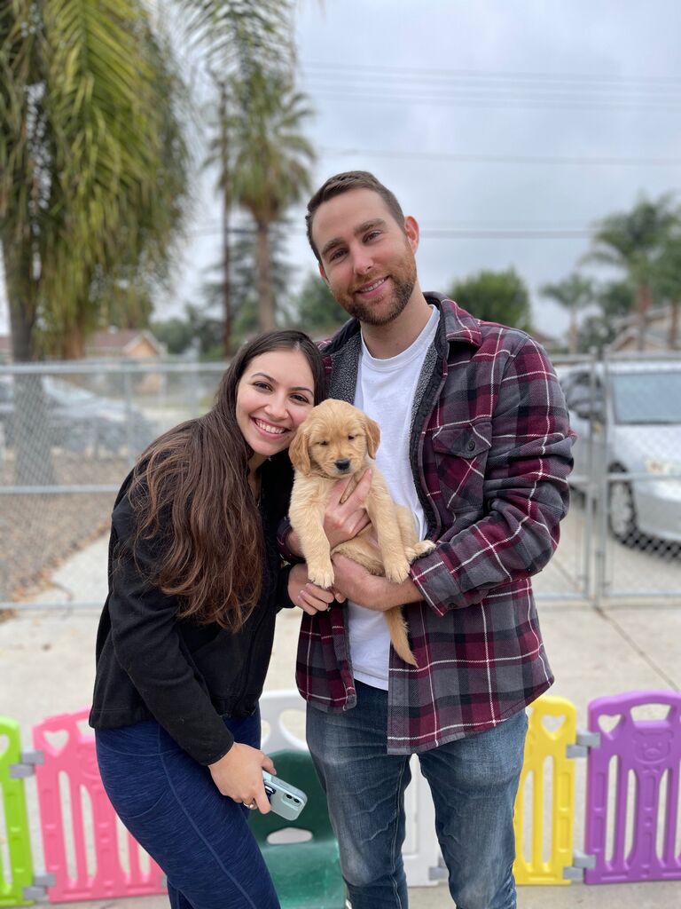 We picked out a puppy to bring home!