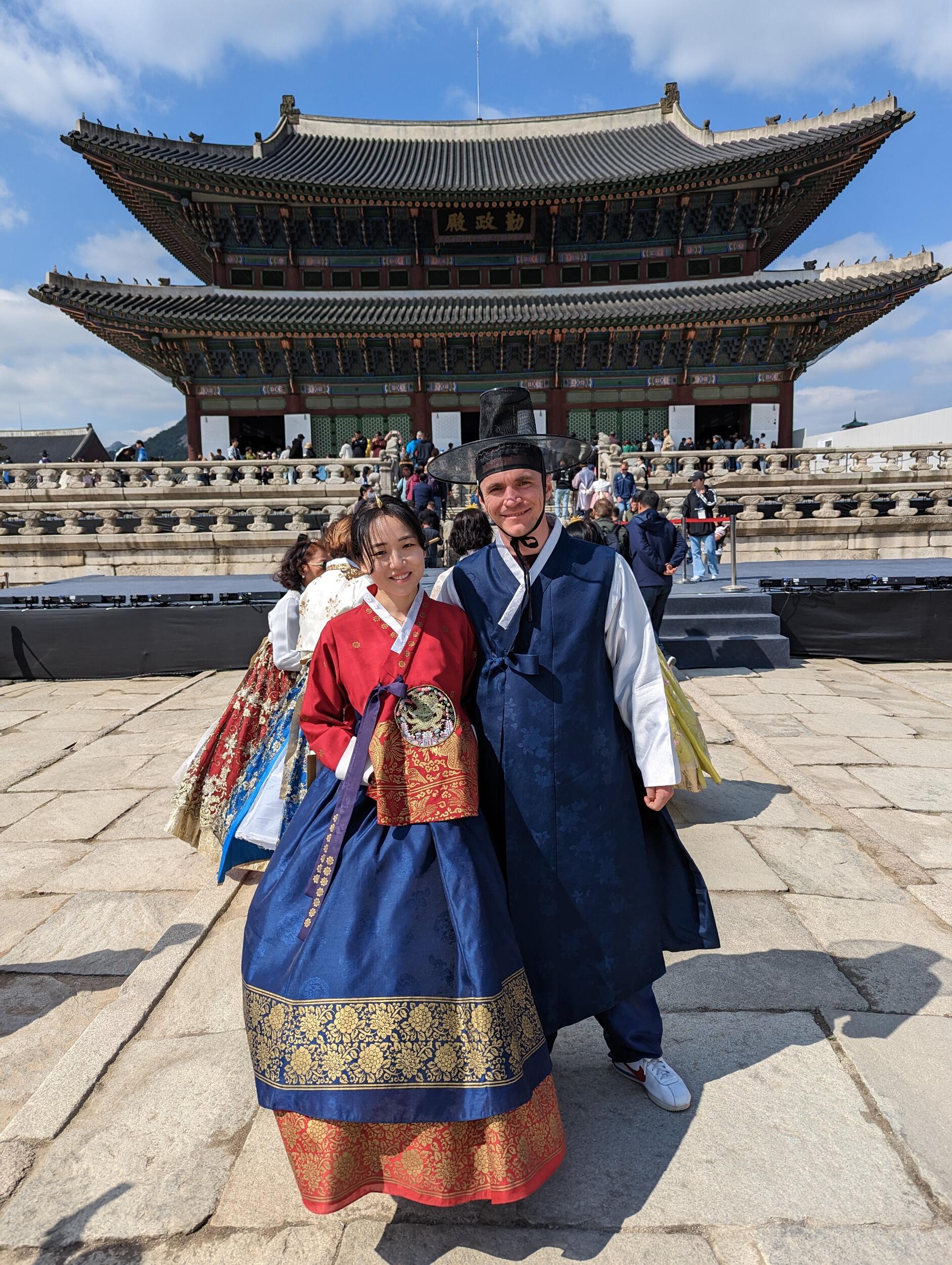Sam's first time to Korea