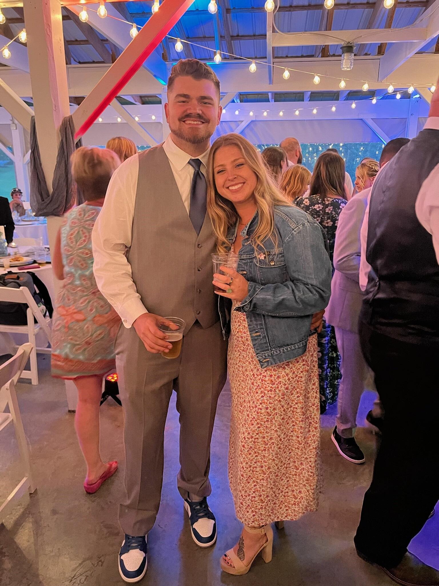 First wedding together. 