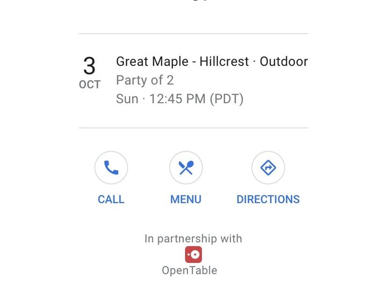 First Date: Great Maple