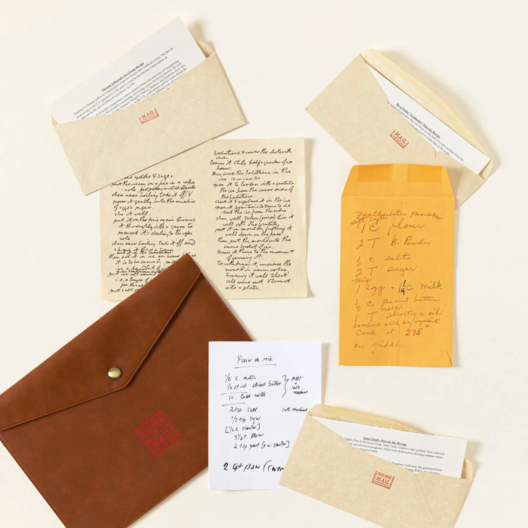 Historic recipe subscription Valentine's gift for husband