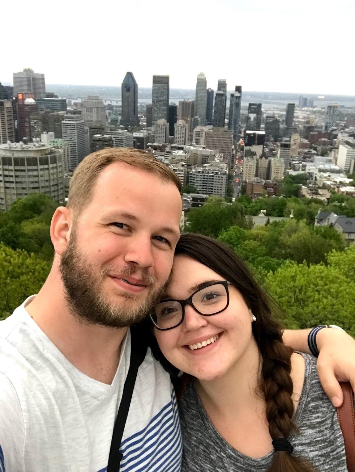 Our first international trip together! Montreal, Quebec, Canada. 