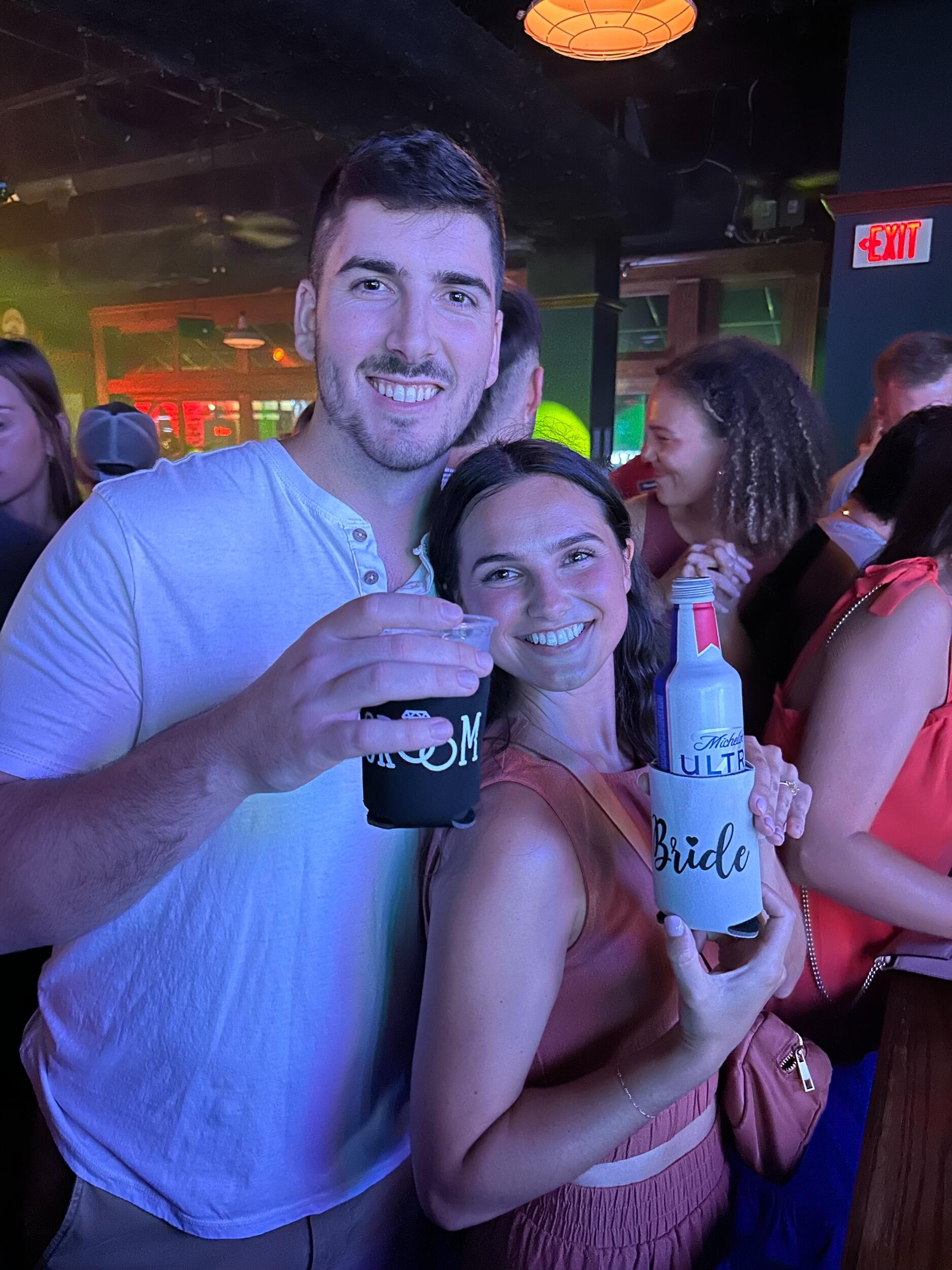 Post engagement celebration at Power and Light!