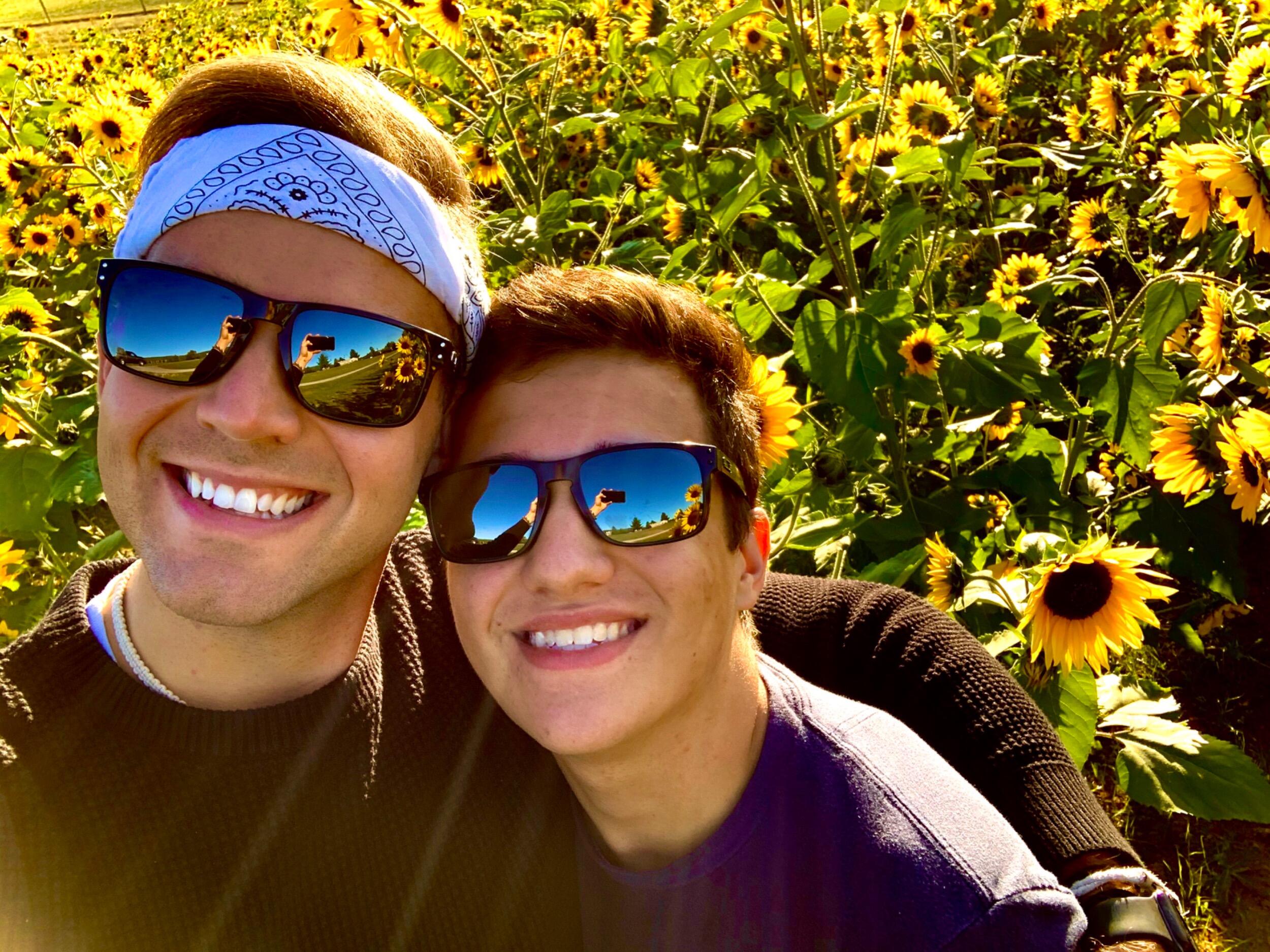 Our “first official” date at Big Cork Winery. 
