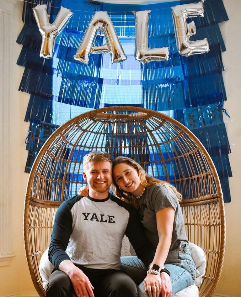 Liam is Yale bound! New Haven here we come 💙