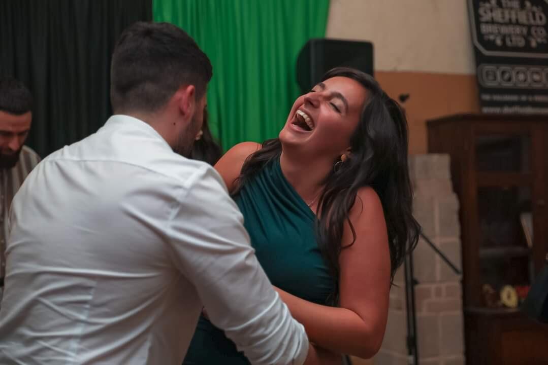 Through so many laughs. 