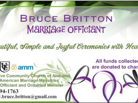 Minister Bruce Britton - Wedding Officiant - Wedding Officiant - Houston, TX - Hero Gallery 1