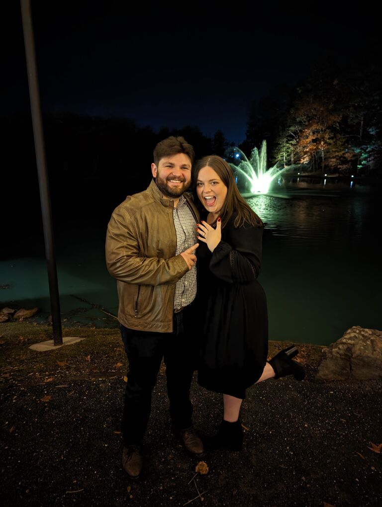 He popped the question!
Thanks to the friends and family that made it possible!