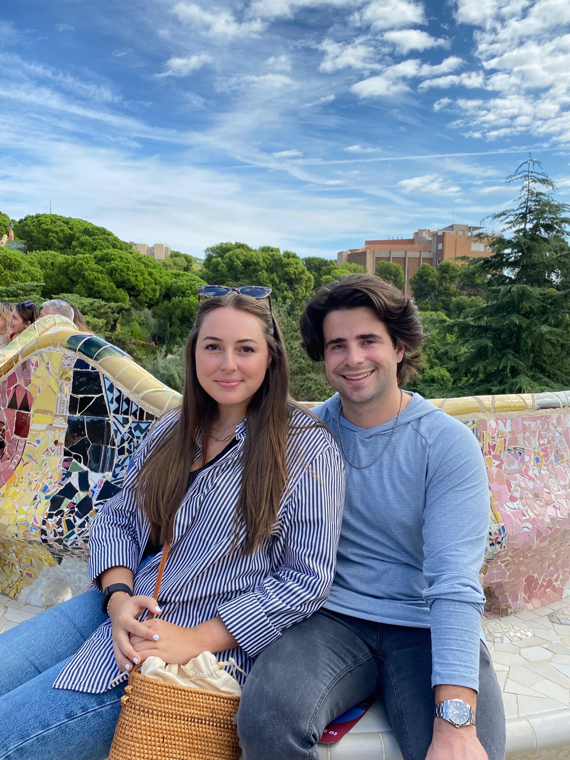 Park Guell in Barcalona, Spain!