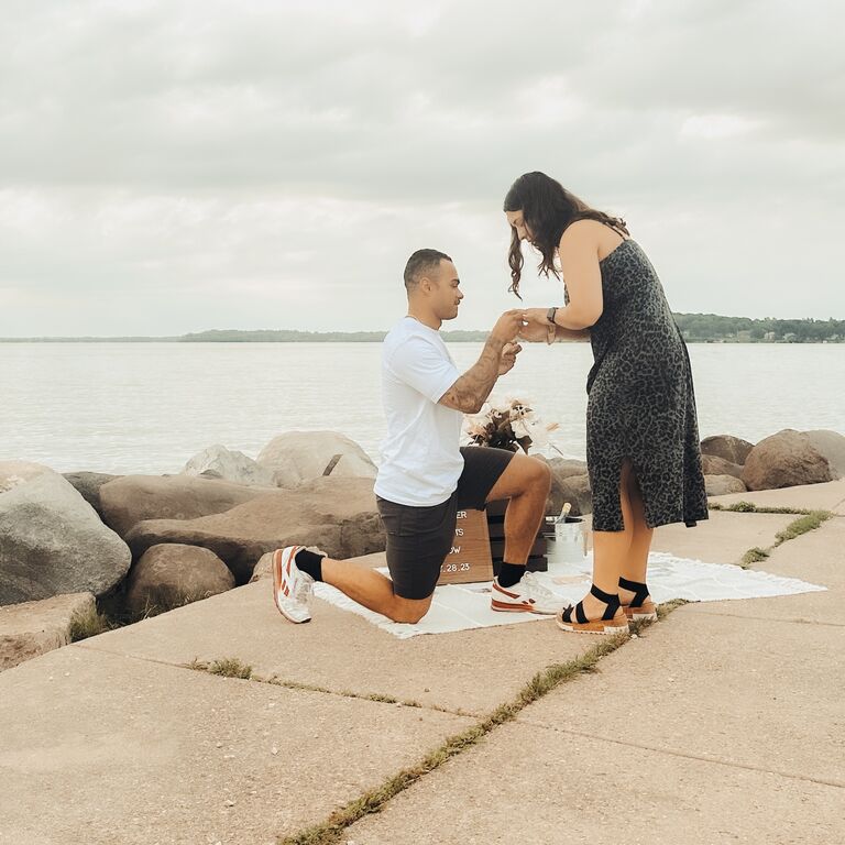 Noah asked. Kenzie said yes!