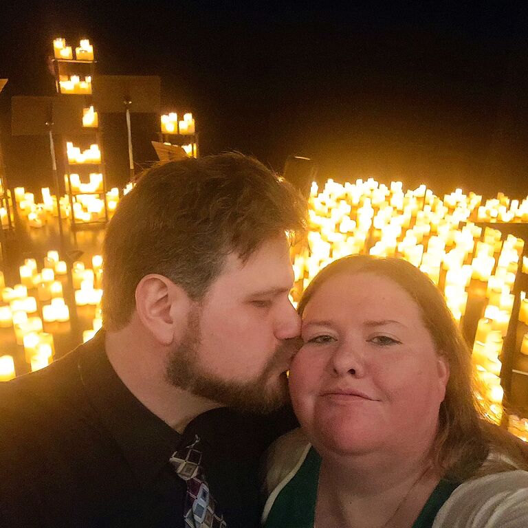 Vivaldi in the candlelight the night James proposed.