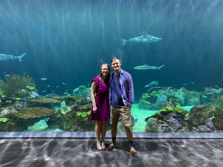 and to Chicago (where we walked through the saltwater section of the Shedd Aquarium at least 10 times)!