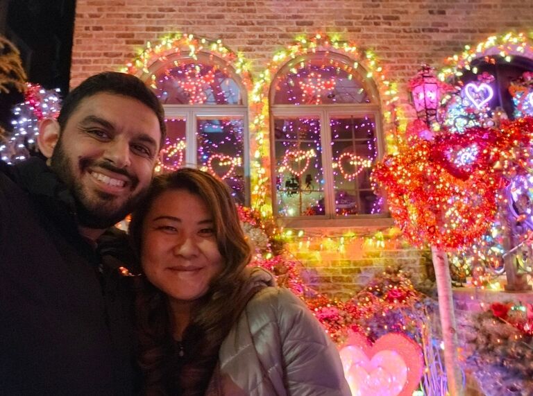 Love was in the air.. and all over this house. Our first Valentine's together