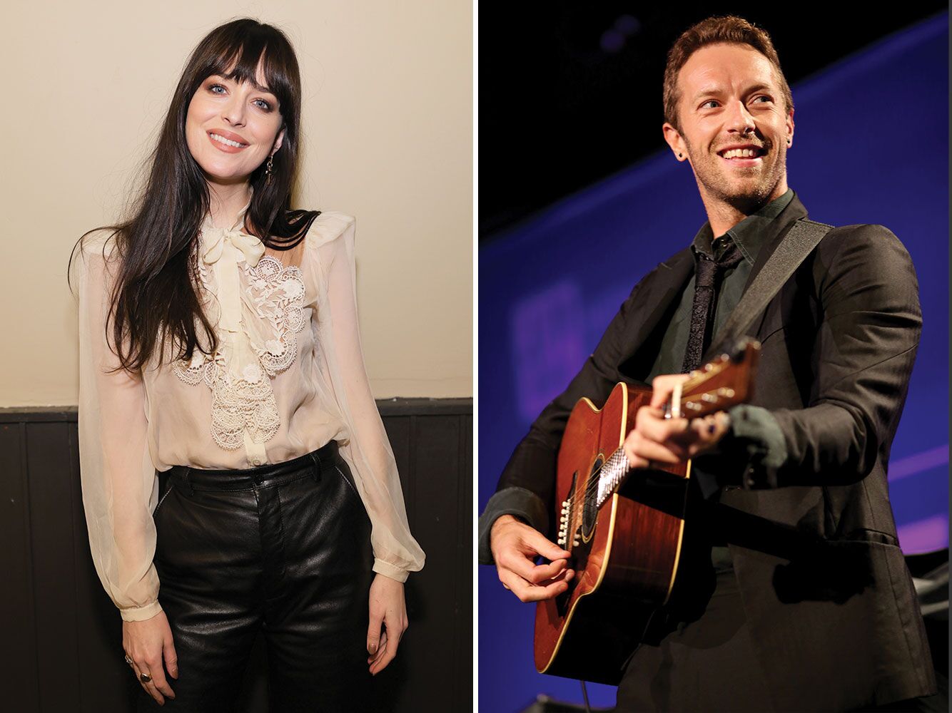 Dakota Johnson and Chris Martin