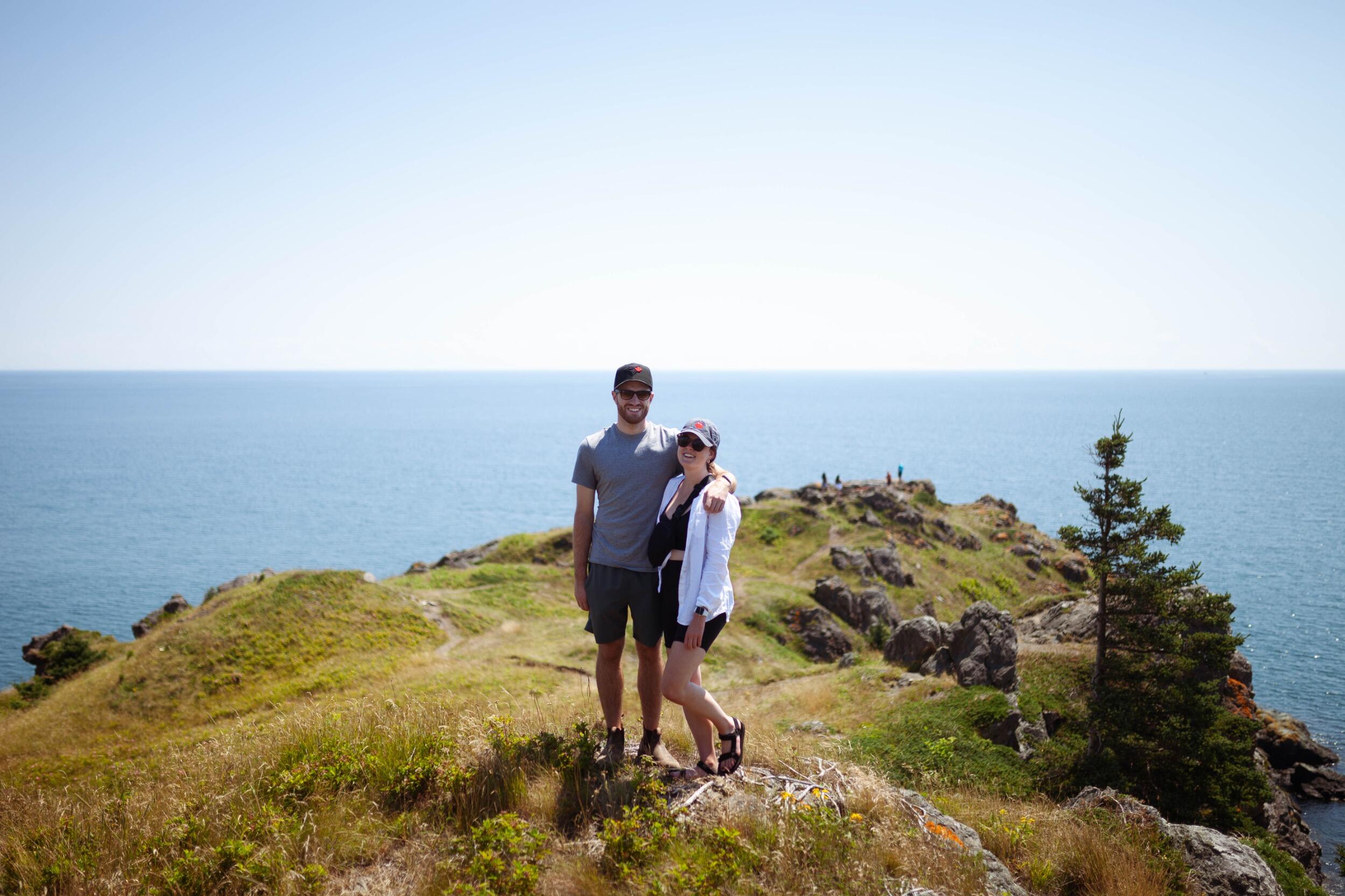 Our first camping trip to Grand Manan with our friends Allie & James 🏕️ 
