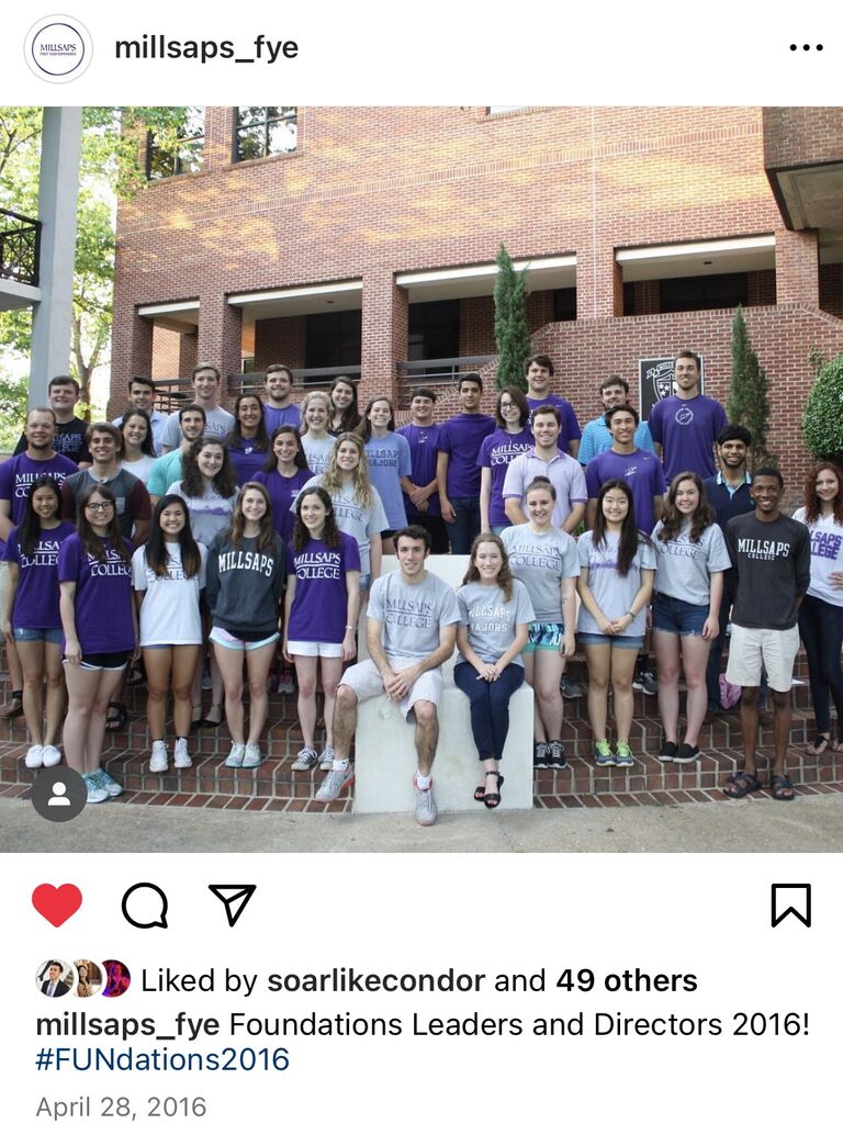 Connor and Anna's first interaction: a group picture. Can you spot baby us?