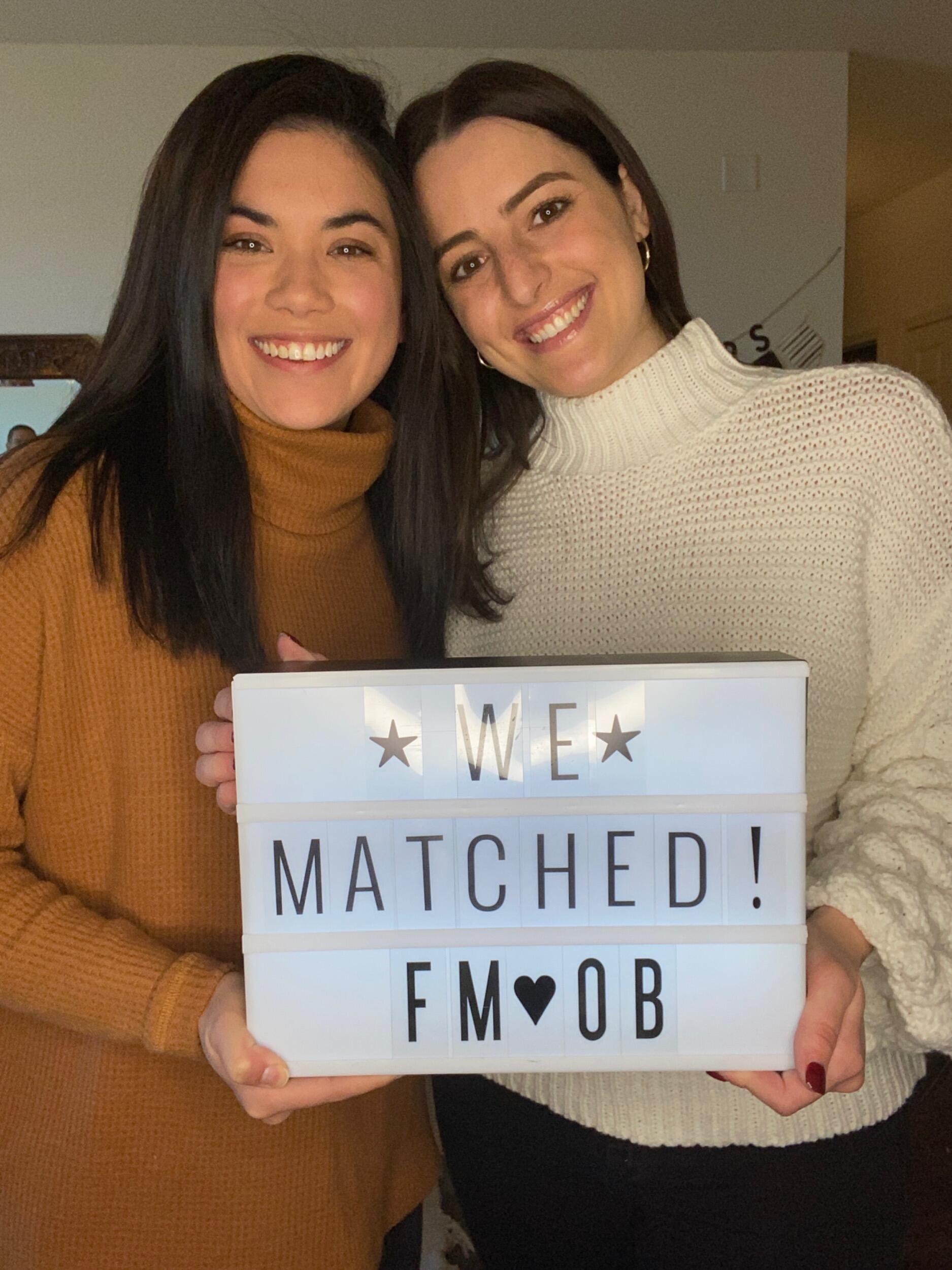 After 4 years of hard work, we found out that we matched into our first choice of residency programs in Boston! 