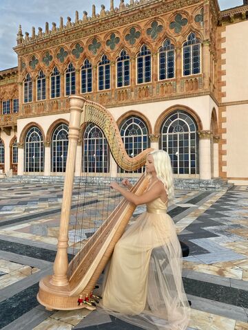 Miami Harpist Emma - Harpist - Miami, FL - Hero Main