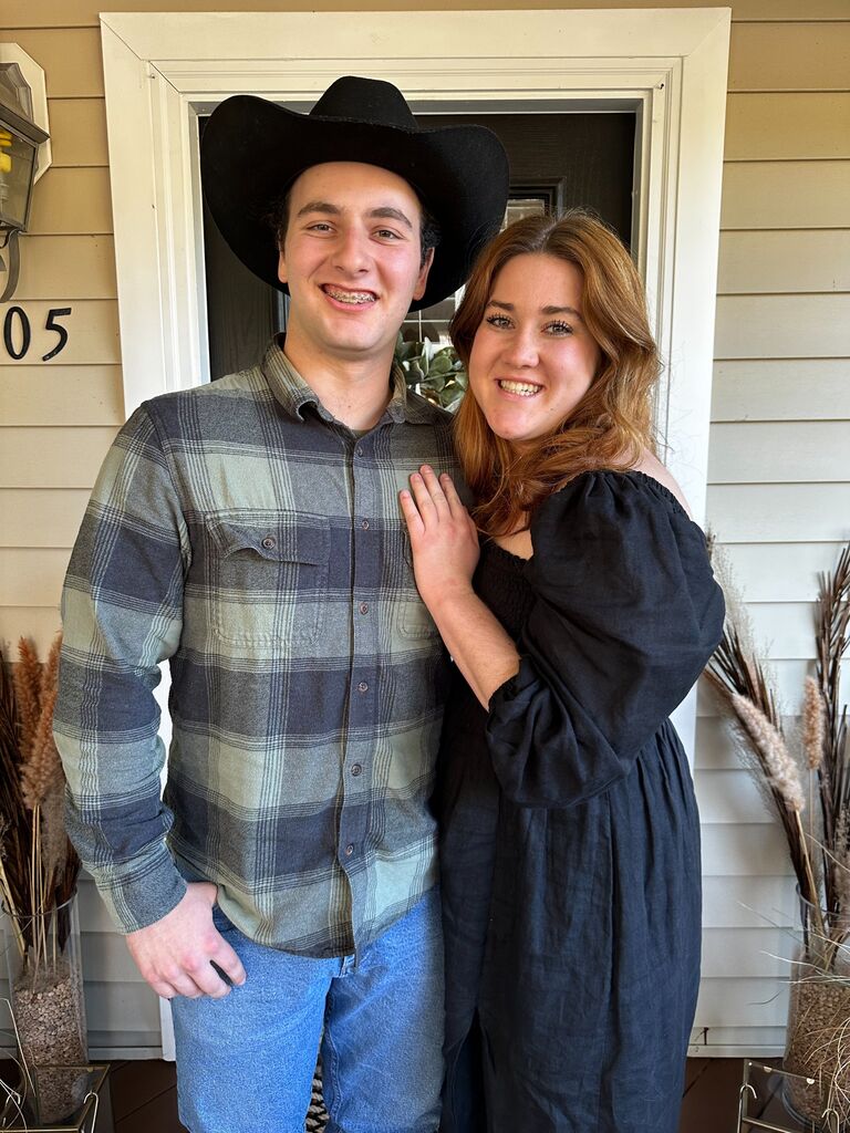 Julia drove home from Liberty University every chance she could to see Nathan. 
