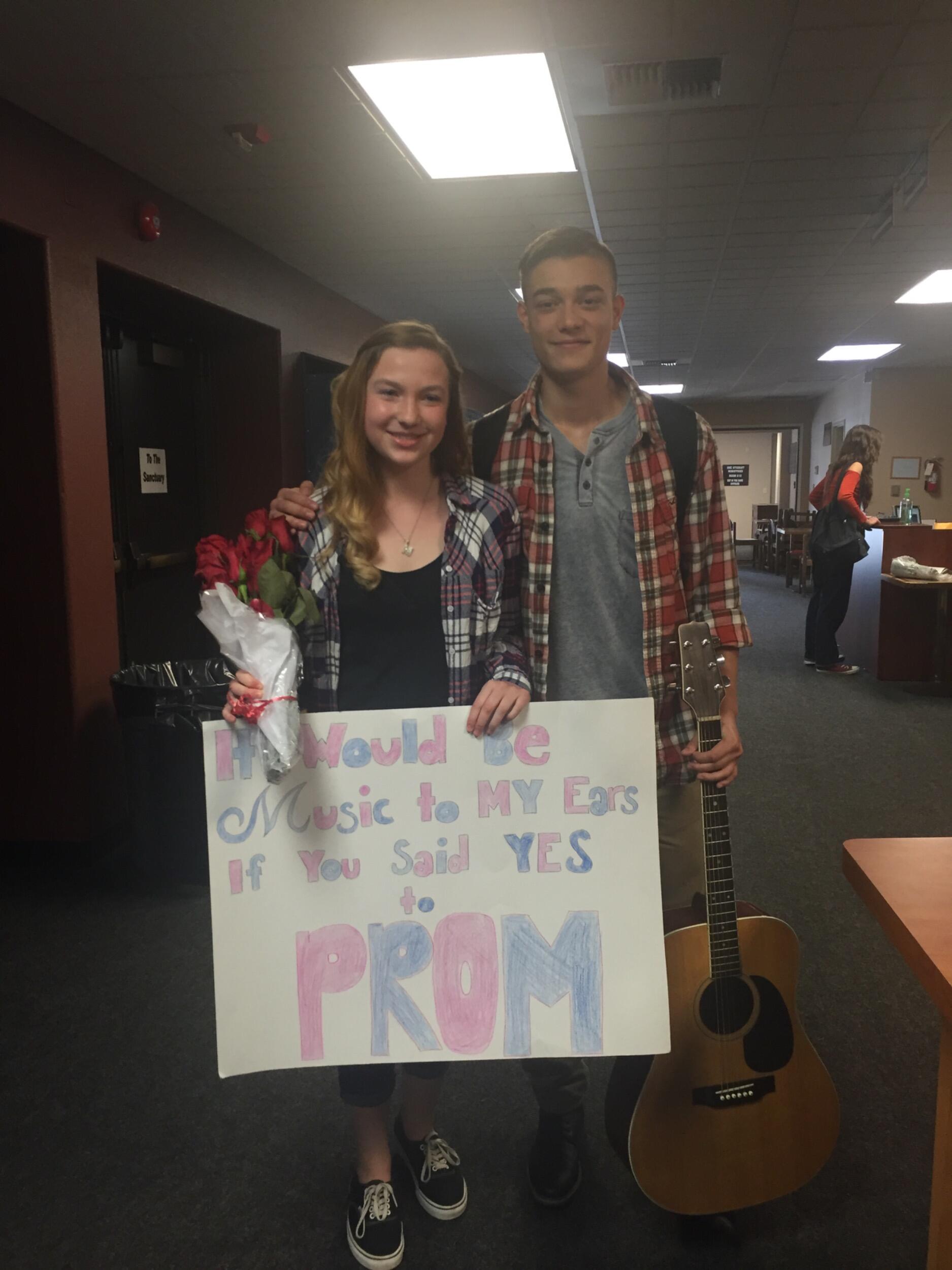 Sophomore year prom proposal