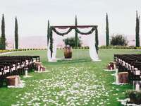 Outdoor wedding venue