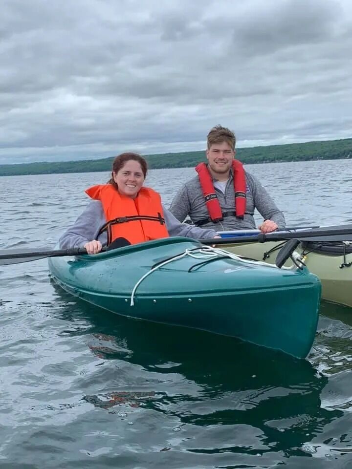 Kayaking in Seneca Lake, NY