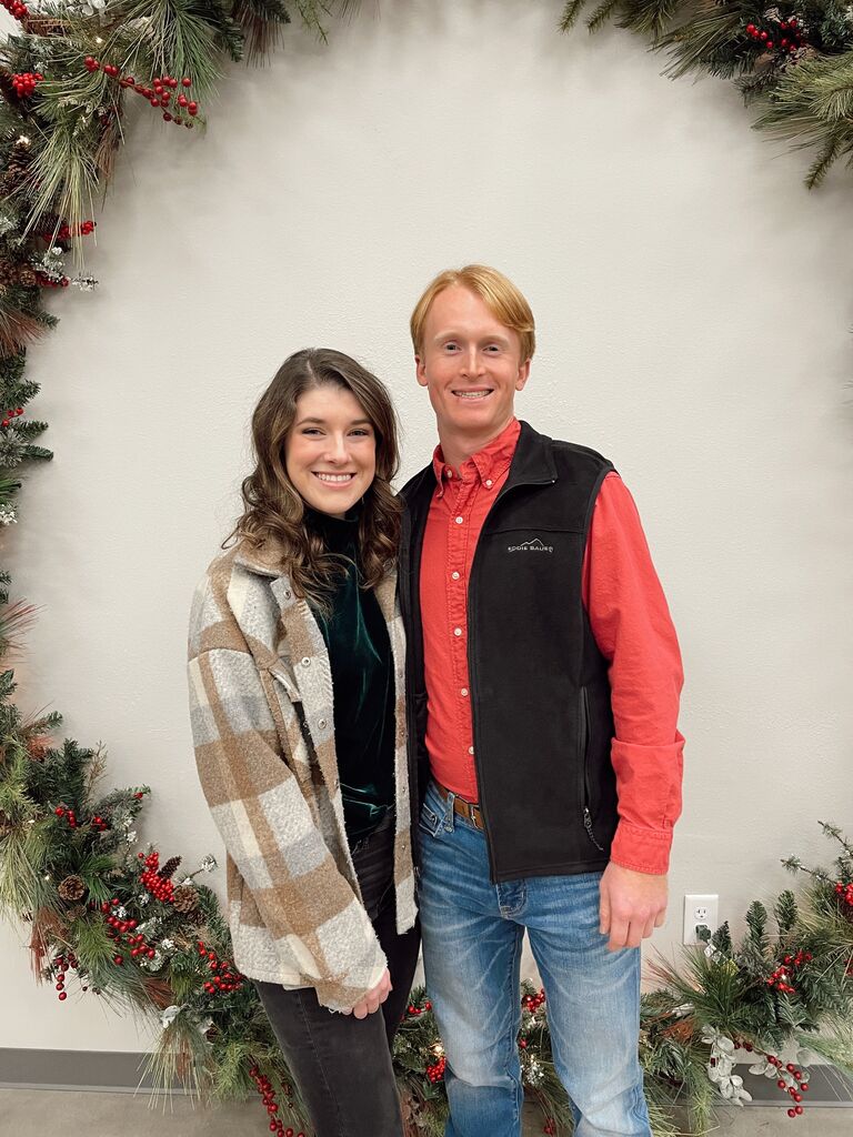 Our first Christmas together we visited each other's Christmas Eve services. Went to New Life Church with his family, and Greenbrier First Methodist Church with mine!