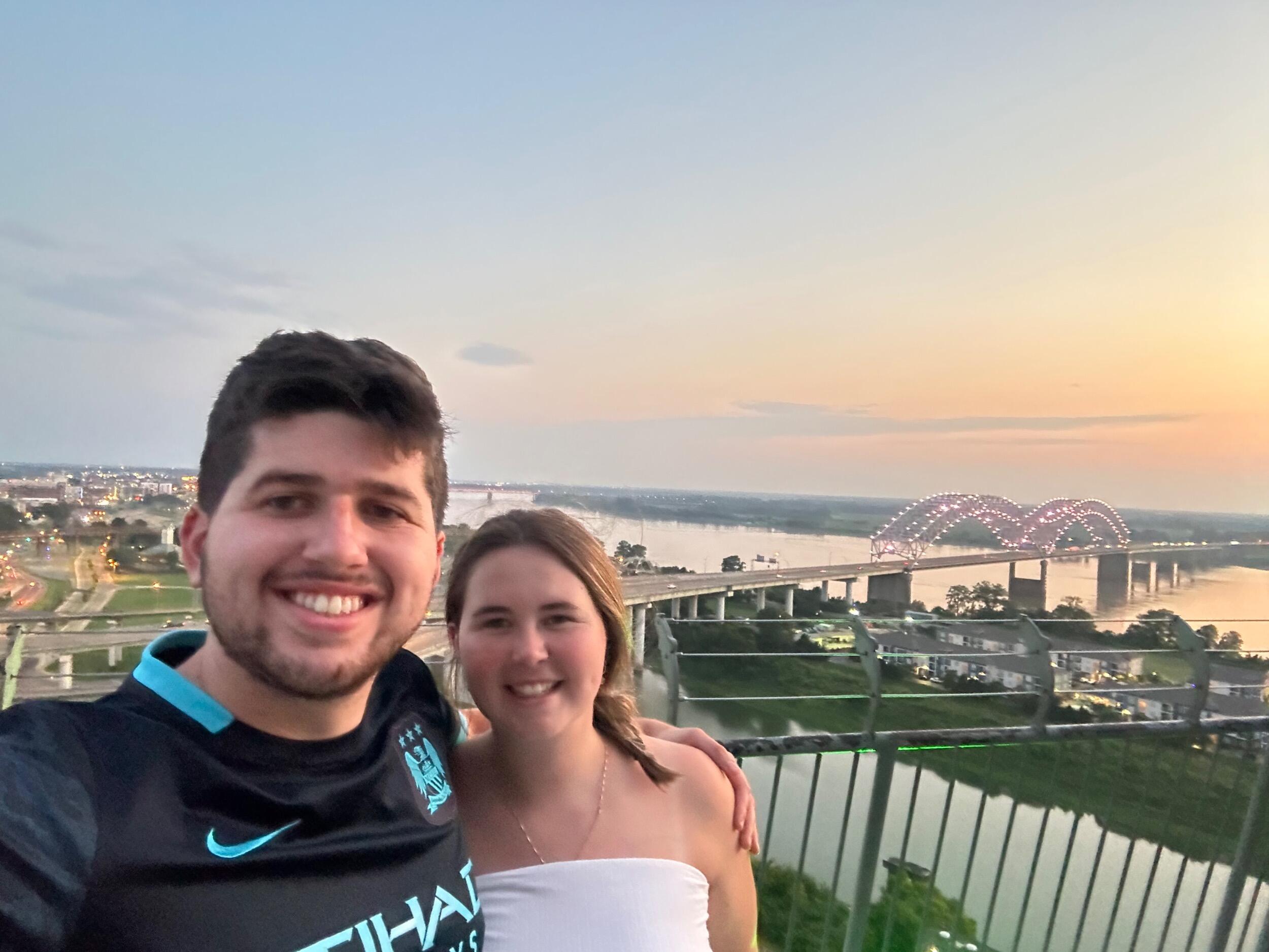 The Bass Pro Shop Pyramid had some great views in Memphis, TN.