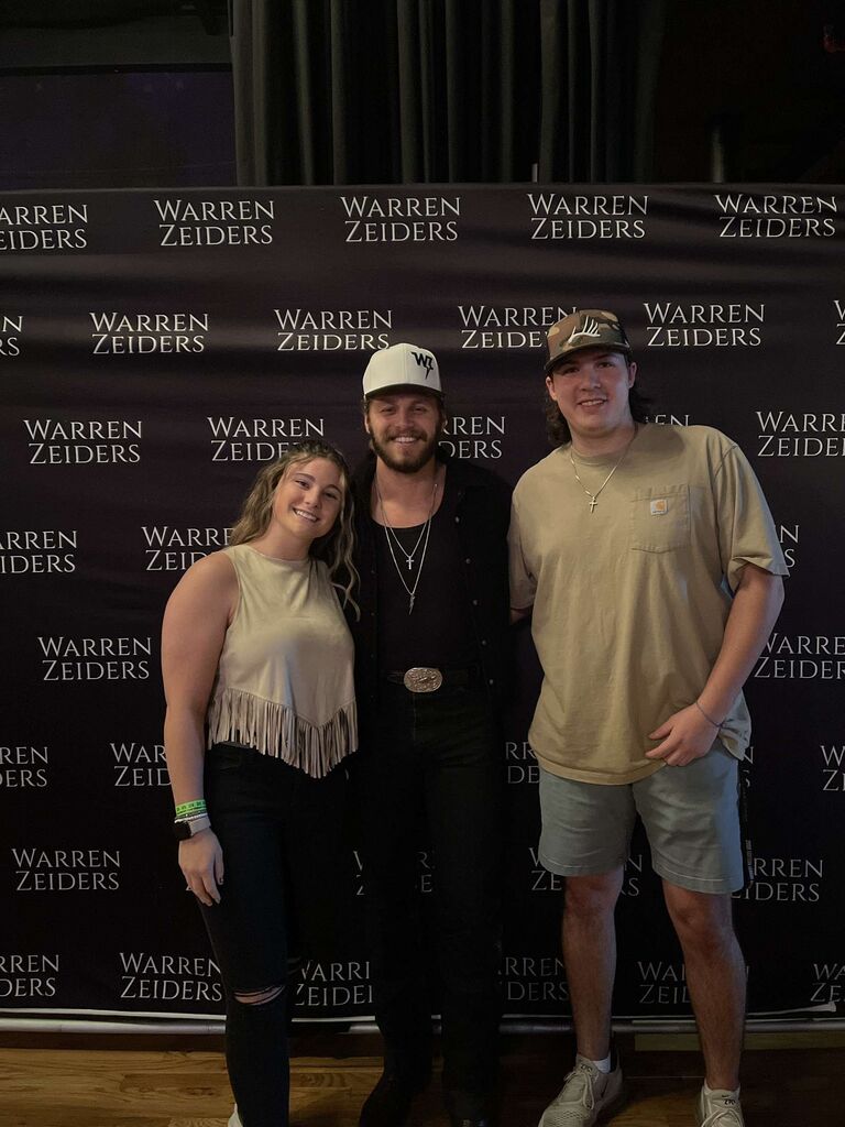 Sarah and Caleb took a last minute trip to Charlotte, North Carolina to meet Warren Zeiders and stand front row for the concert. 