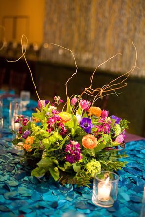 Bright Color Ceremony Flowers