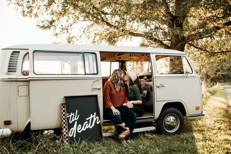 Emily is obsessed with the engagement pictures!