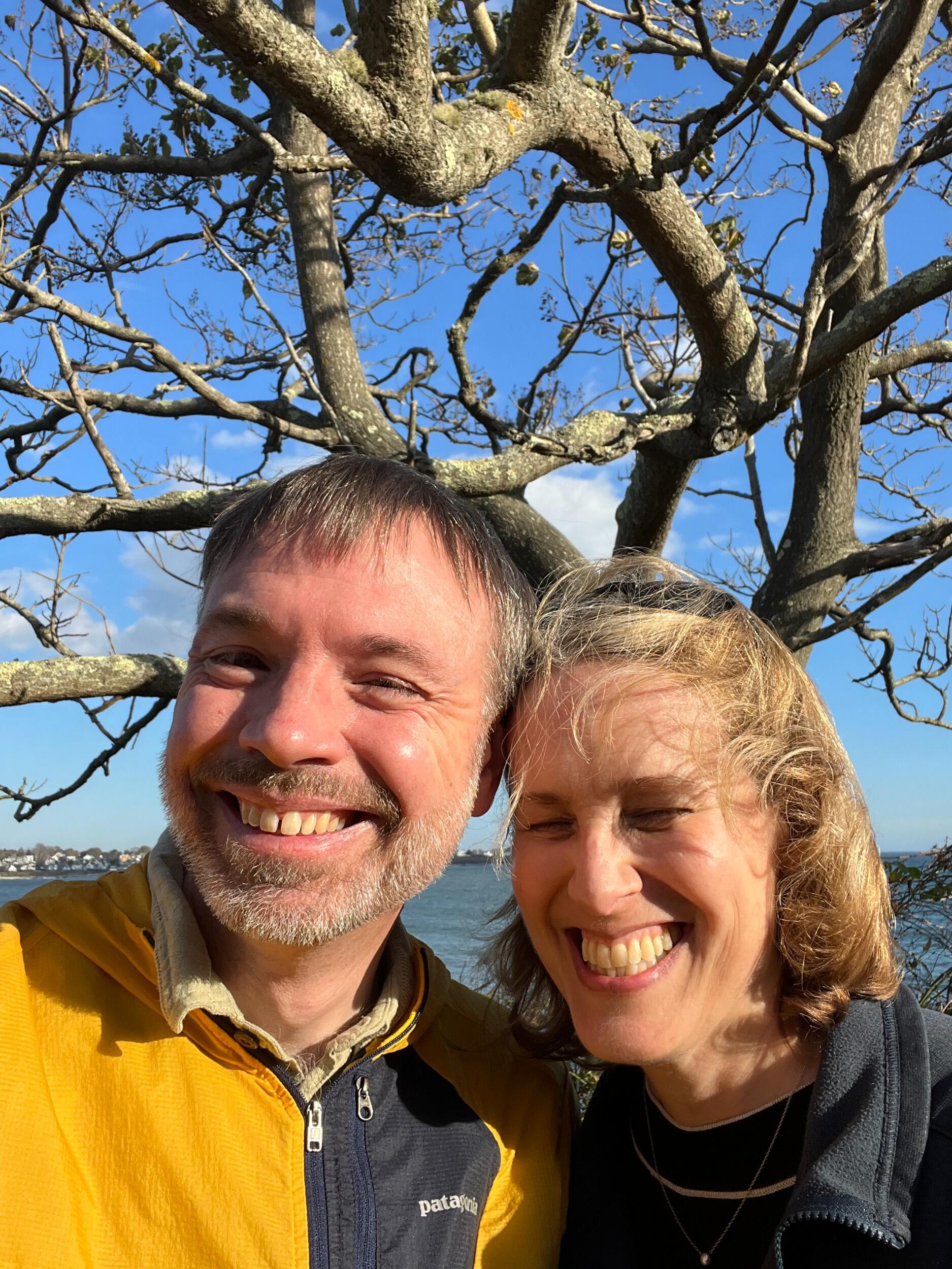 Anniversary of our second date!
Cliffwalk, Newport RI
Windy day!