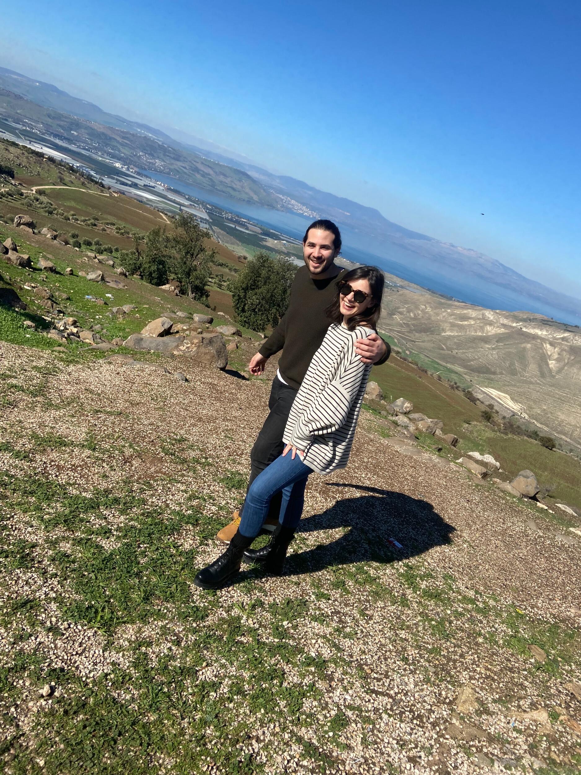 On a mountain somewhere between Jordan, Lebanon and Syria
