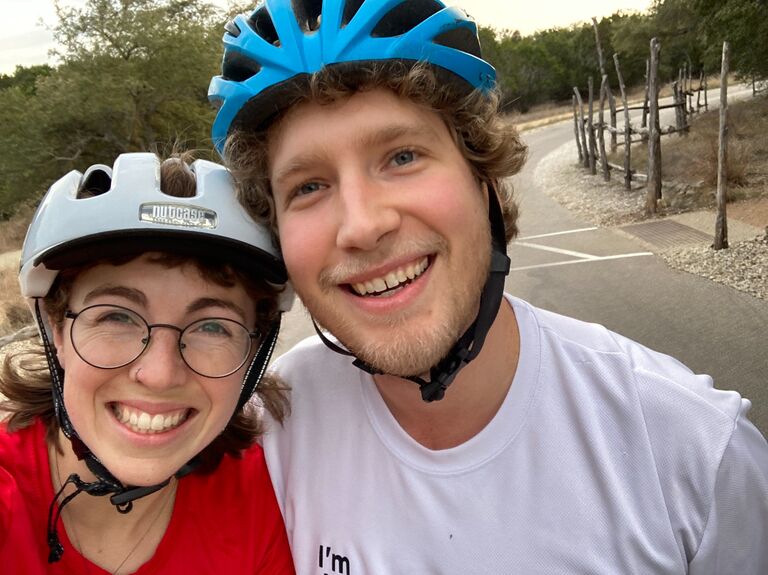 We love biking together on dates!