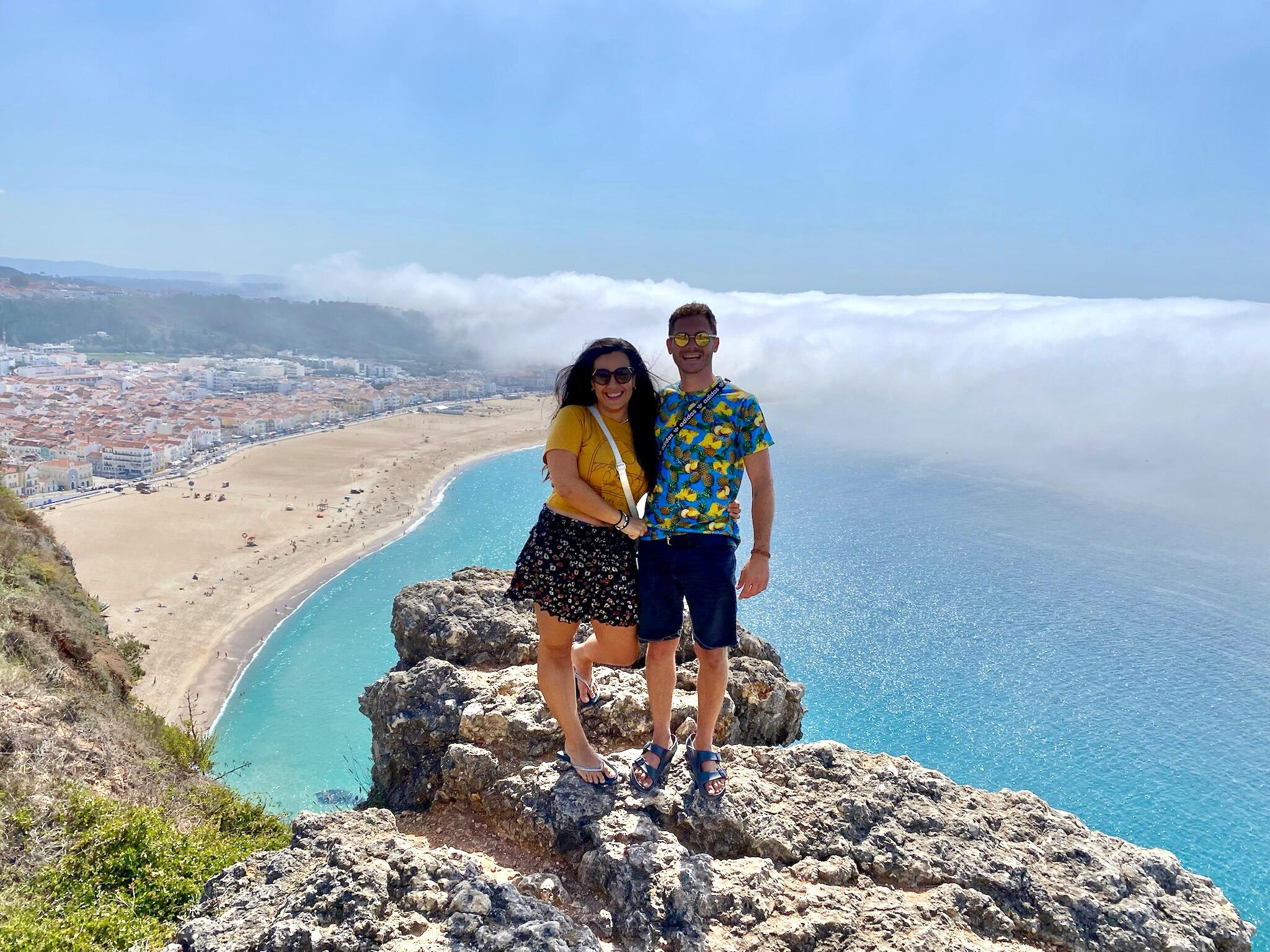 The day they became a couple :) Nazare Portugal