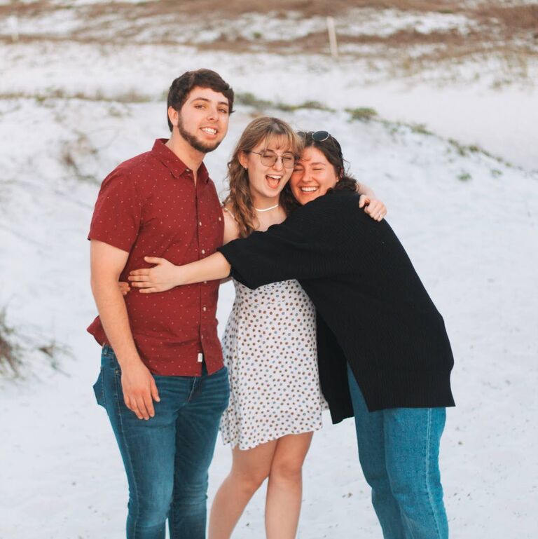 Topher, Summer, & Kate on proposal night!