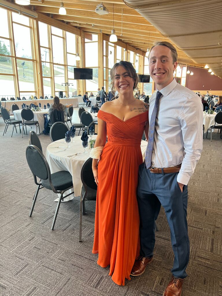 Turns out Claryce had a giant embarrassing crush on Daniel too. She invited him to a wedding all the way in Minnesota after only a few months of dating. Special shoutout to Tessa and Chee for having some real foresight into this budding relationship and giving Claryce a last minute plus one. 