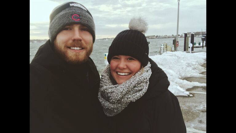 We took our 1st trip together & went up to Boston and Newport in the middle of a Nor'easter 