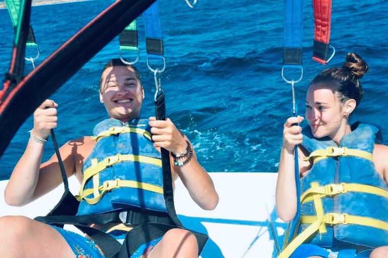 Parasailing in Newport