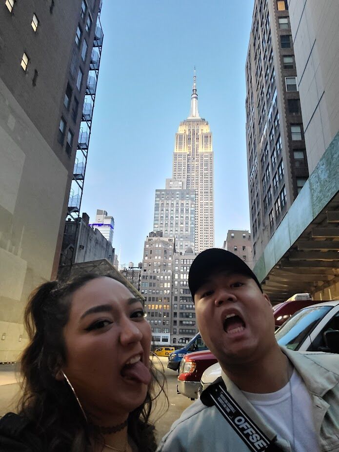 We celebrated 10 years together by going to NYC