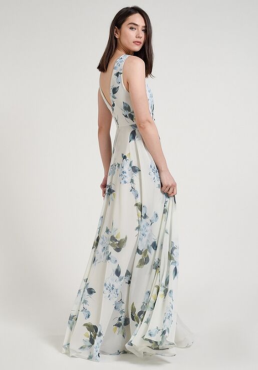 Jenny Yoo Collection (Maids) Ryan Print Bridesmaid Dress | The Knot