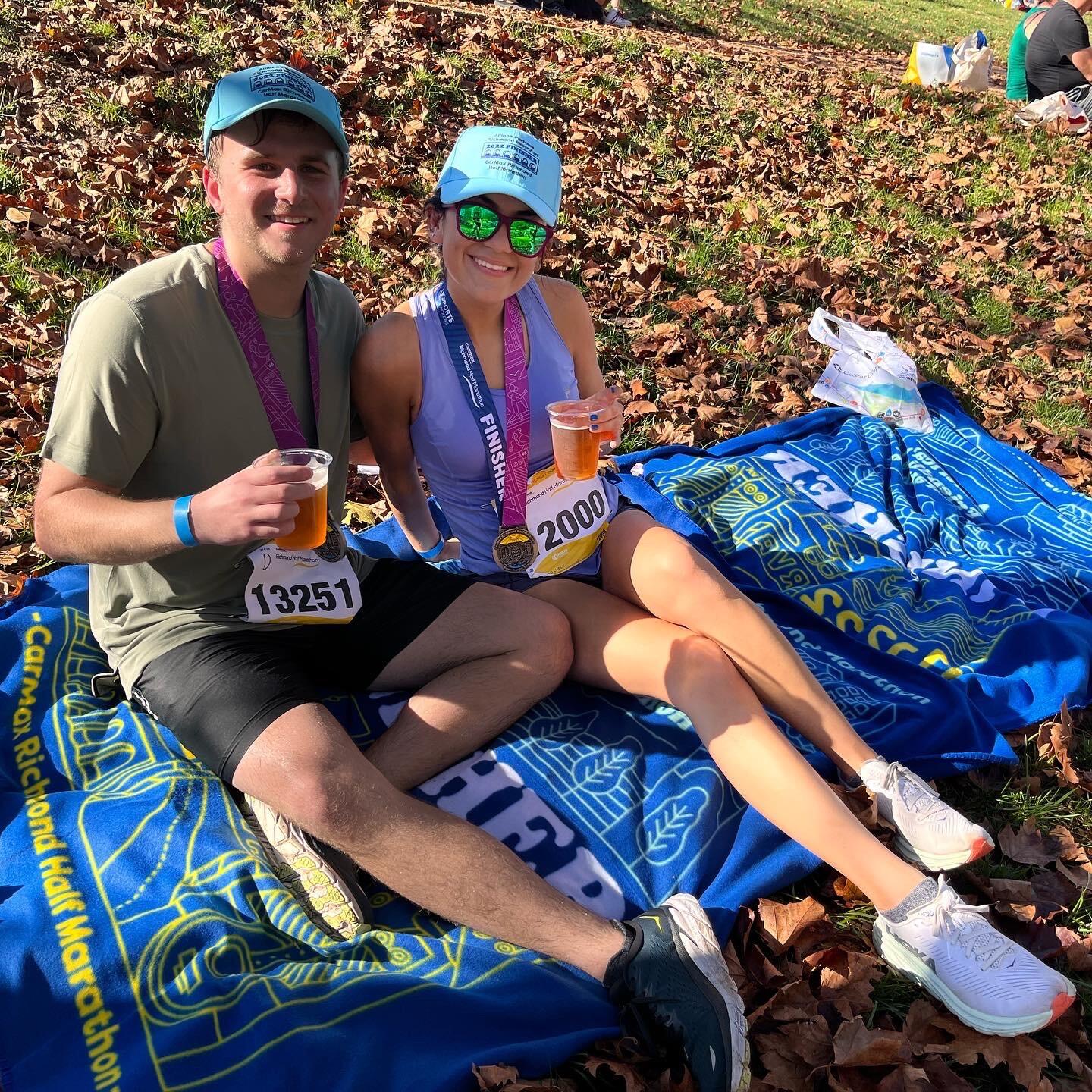 In our first year of living together, running became a new hobby of ours that we enjoy doing together-- even though Calvin definitely wasn't as thrilled about long distances.