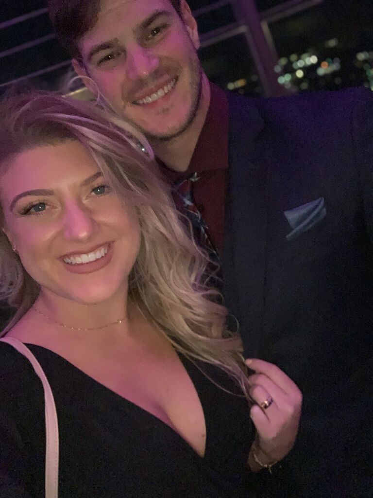 Erik asked Allie to OFFICIALLY be his girlfriend (on her 25th birthday celebration)