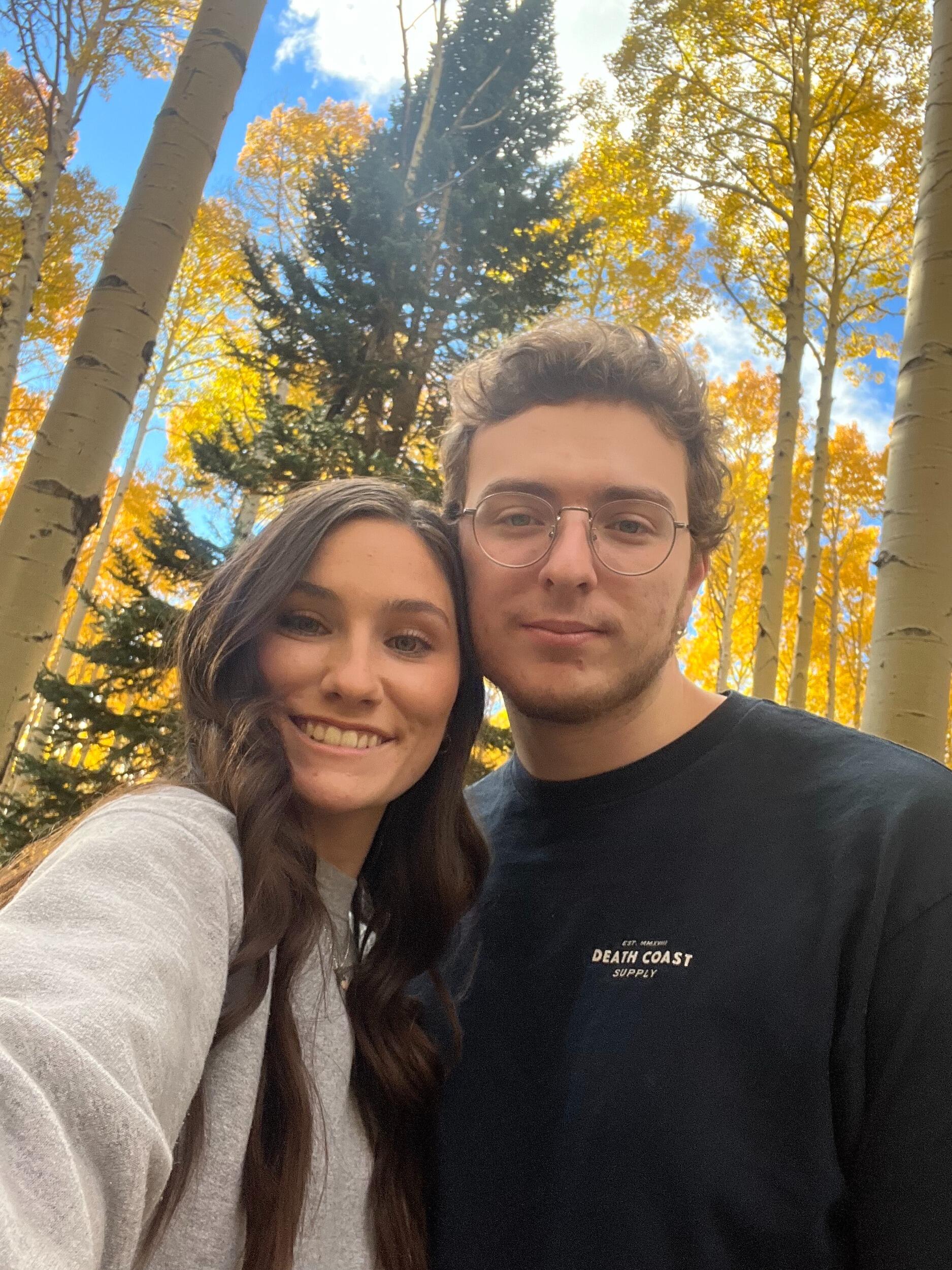 Rachel moved to Flagstaff to start her Masters degree at NAU, the couple would continue to love through long distance, taking turns visiting each other almost every weekend.